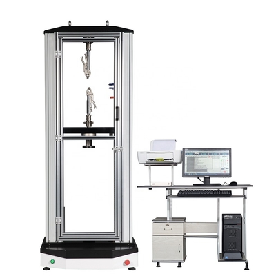 Material extensible electrónico del alargamiento de la máquina de prueba del equipo de laboratorio con los accesorios grandes de la abrazadera de la llave